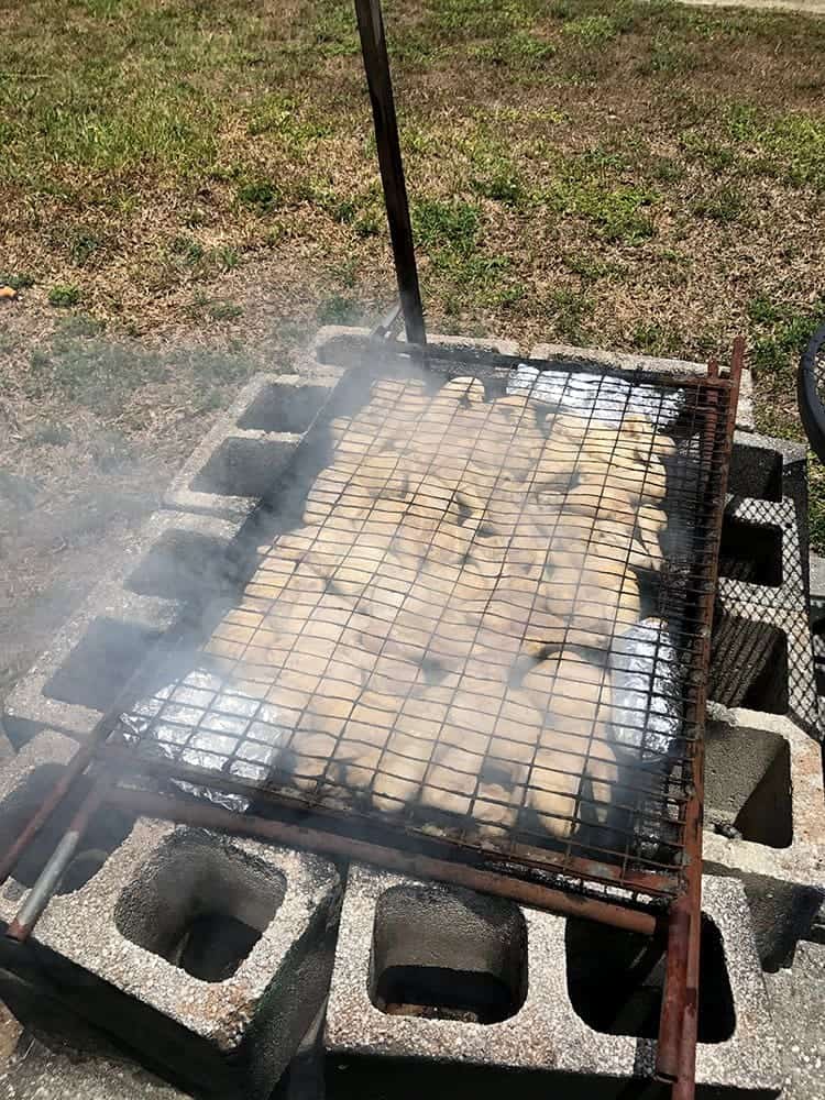 chicken bbq pit racks