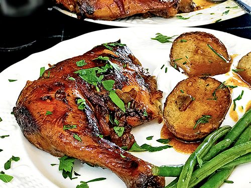 Instant pot chicken discount leg quarters and potatoes